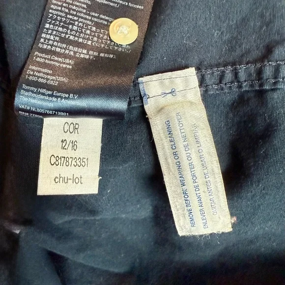 Men’s Tommy Hilfiger Blue denimCasual Button Down Shirt Size XL long sleeve - Picture 4 of 6